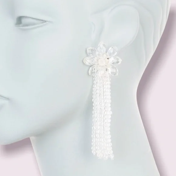 HOST PICK!! kate spade New York crystal flower tassel earrings - Picture 3 of 8